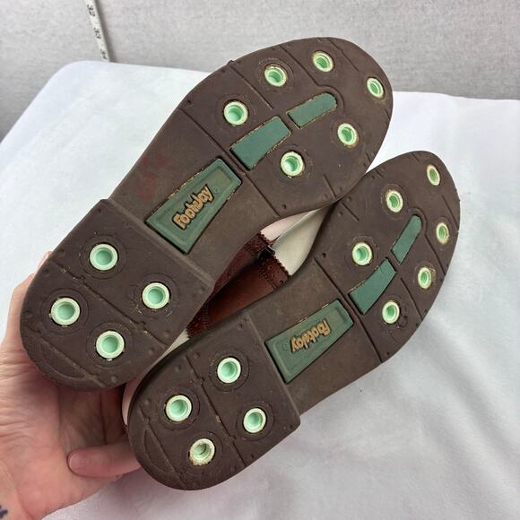 Sierra Soft Foot Joy Leather Saddle Oxford Golf Shoes Women's 6.5 Preppy Leather - Picture 2 of 13